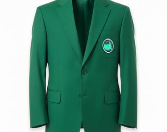 Masters Green Jacket | Golf Champion Blazer | Augusta National Style Coat | Men's Green Golf Blazer | Tournament Jacket Classic Sports Coat