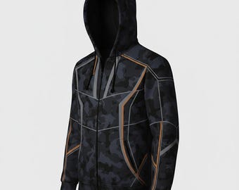 Tony Stark Hoodie Jacket | Men’s Cotton Zip-Up Hoodie | Avengers Inspired Streetwear | Superhero Cosplay Jacket | Marvel Fan Gift