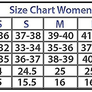May include: A size chart for women's clothing, with measurements in inches. The chart includes sizes from XXS to XXXL, detailing bust, waist, hips, sleeve, and shoulder measurements for each size. The text "Size Chart Women" is at the top.