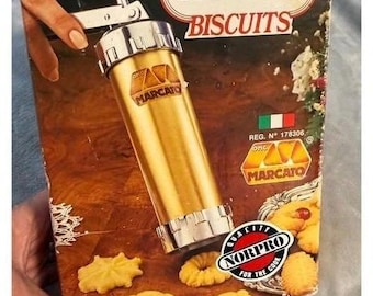 Prensa para galletas Marcato Atlas Vintage (20 discos) Fabricada en Italia