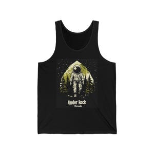 Astronaut Adventure Unisex Jersey Tank, Cool Summer Shirt, Space Lover Gift, Festival Wear, Outdoor Explorer Top