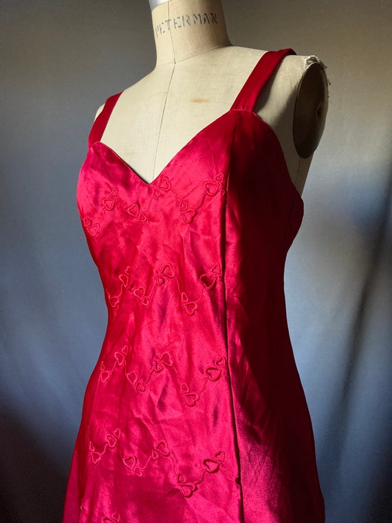 Vintage 90’s Erika Taylor Red Hearts Sweetheart Sl