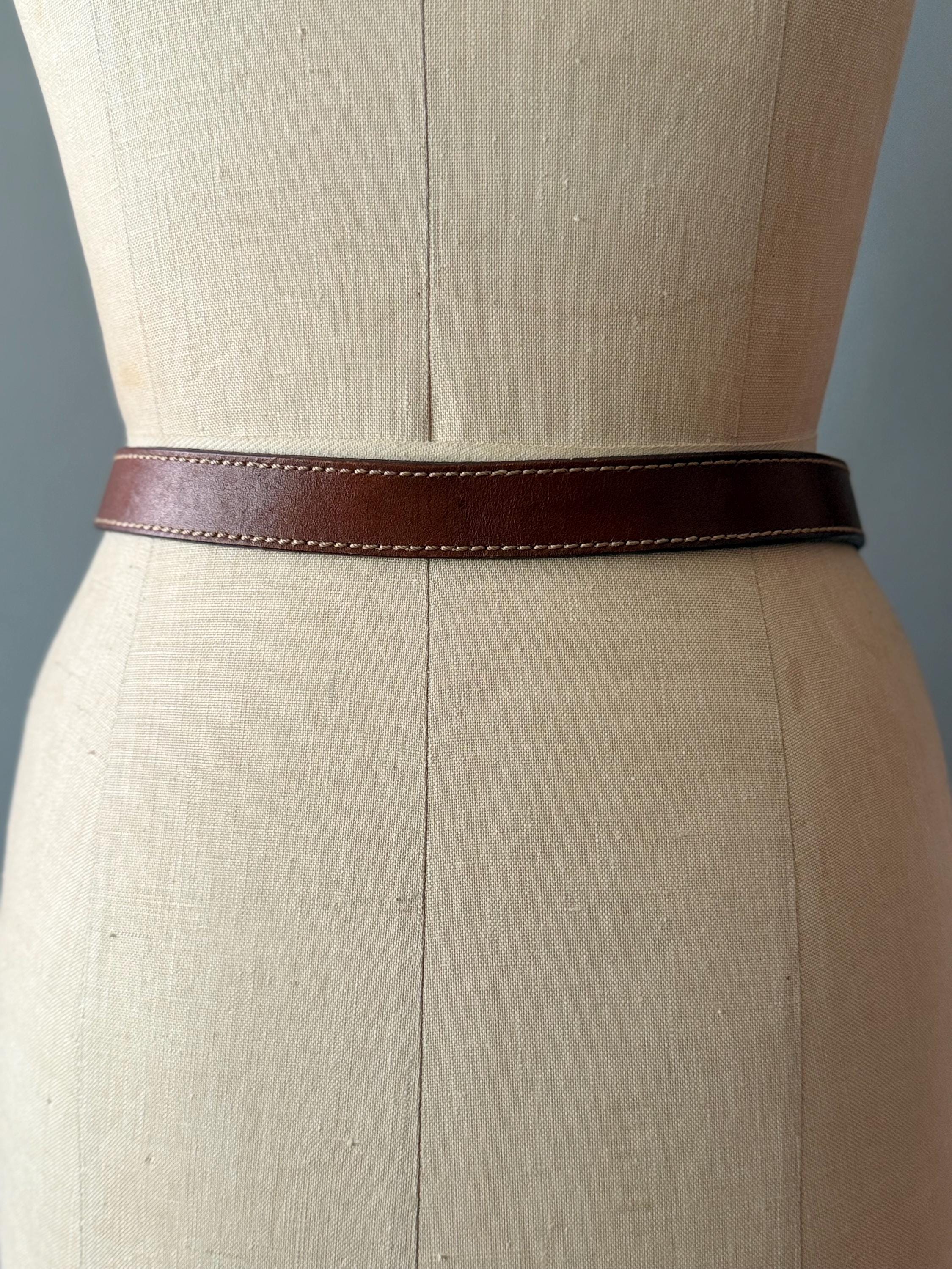Vintage Patagonia Leather Money Belt Size 30 Approx. 1.25\