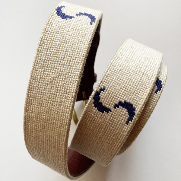 Needlepoint Belt Etsy