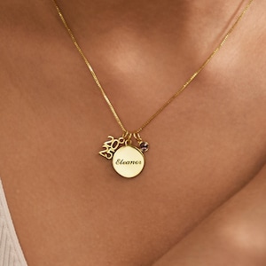 Custom Disc Graduation Necklace Gift, Grad Jewelry for Her, Custom Master&#39;s Degree Graduation Gift, High School Grad Class of 2025