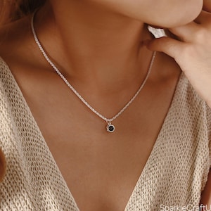 Personalized Projection Necklace, Custom Sparkling Picture Necklace, Christmas Gift for Her, Anniversary Gift, Personalised BFF Gift for Her