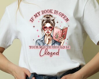 Maglietta "Il libro è aperto"