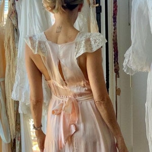 1930s Silk Nightgown - Luxury Vintage Nightgown Superior quality 1930s