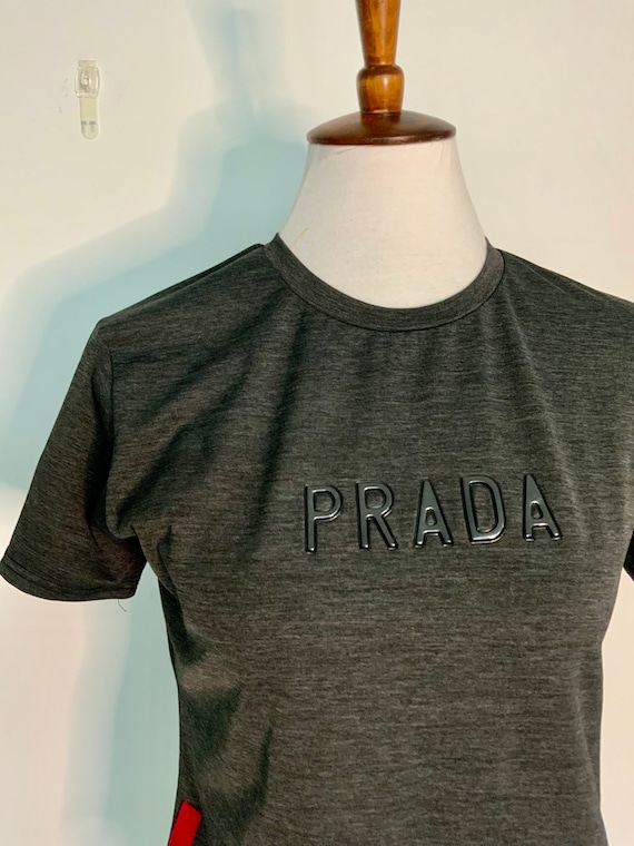 Prada Logo Top. Vintage Prada Top. Vintage Prada T