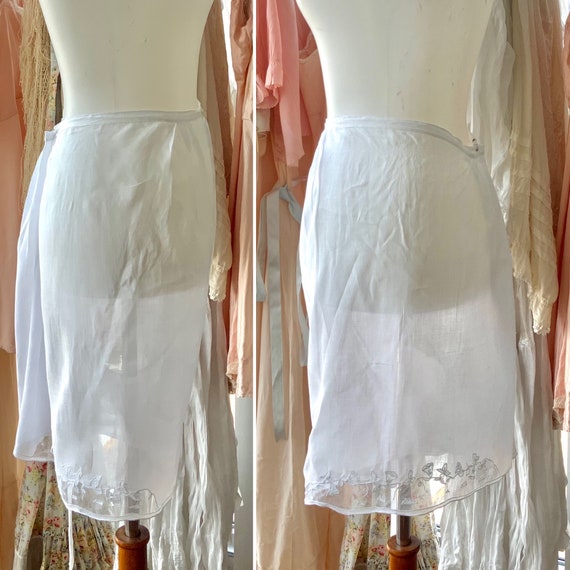 Antique Bloomers - Victorian Cotton Bloomers Whit… - image 5