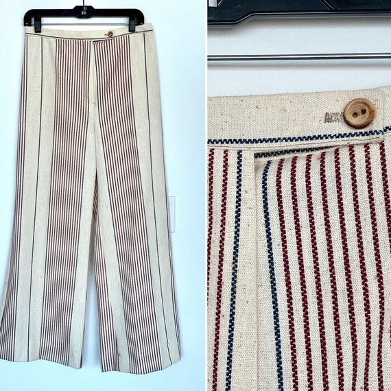 70s Wide Leg Pants - 1970s Wide Leg Pants - 70s wi