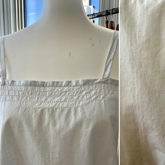 Victorian Teddy- Cotton - M - L ? - Antique Cotto… - image 9