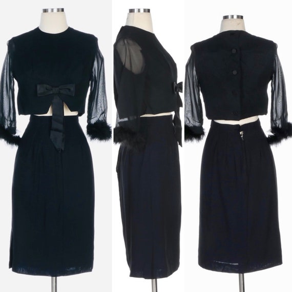 50s Skirt Suit - 50s Empire Waist Skirt Suit - 195