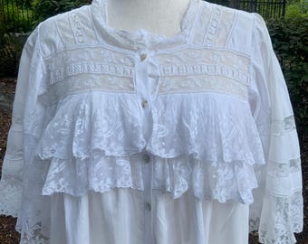 Edwardian Cotton Nightgown - ED52