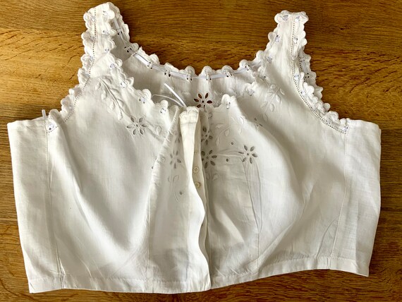 Victorian Bra - Victorian Camisole - Antique Ling… - image 9