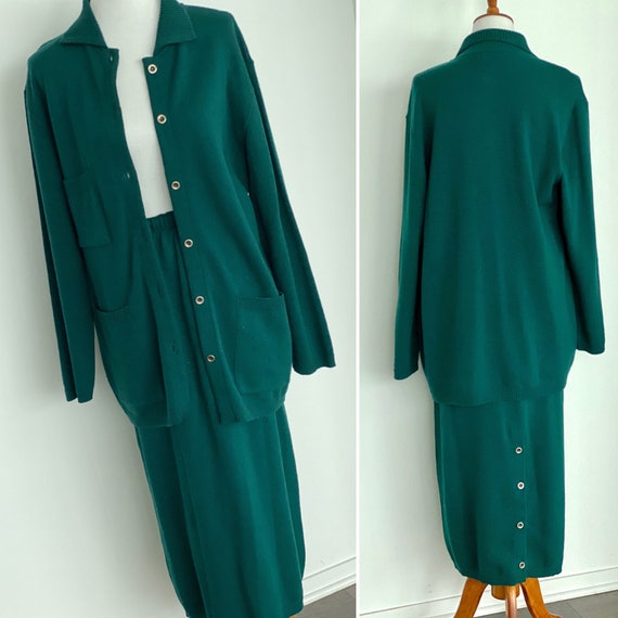 Joseph Wool Skirt and Cardigan - Joseph Skirt Suit