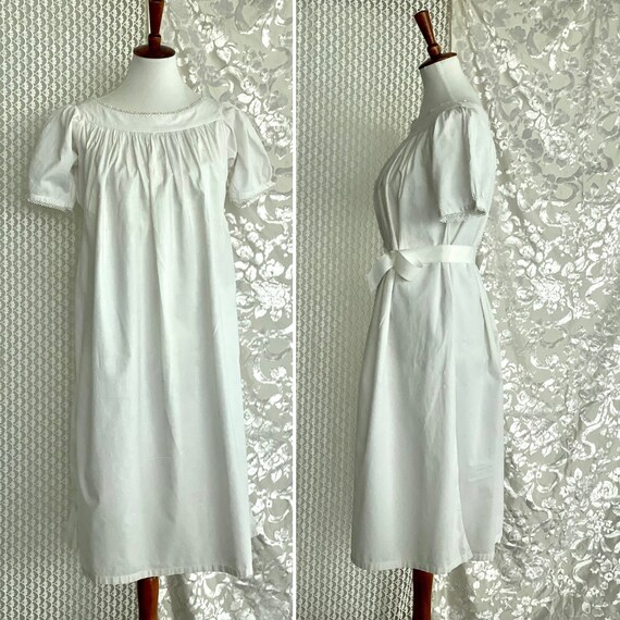Victorian Nightgown - Victorian Cotton Nightgown -