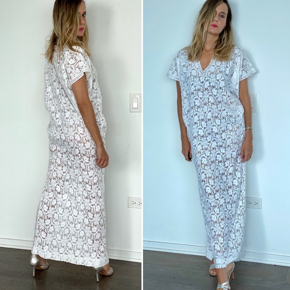 Vintage Christian Dior Loungewear Dress - 70s Chri