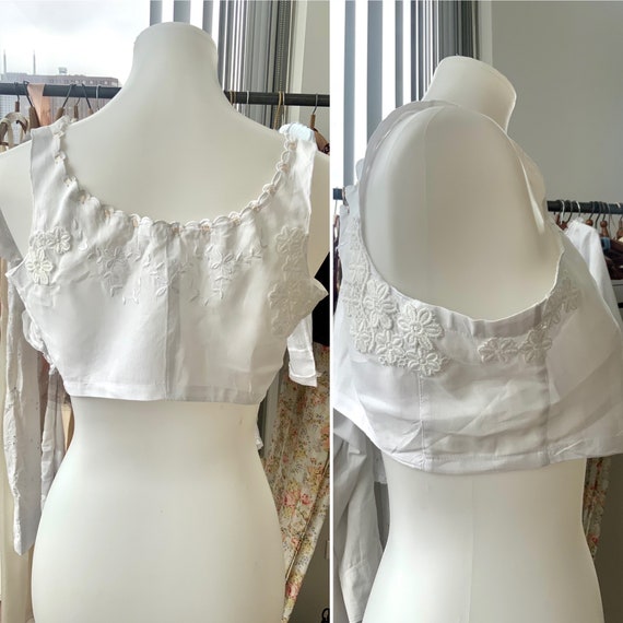 Victorian Bra  - Antique Bra - Victorian Camisole… - image 3