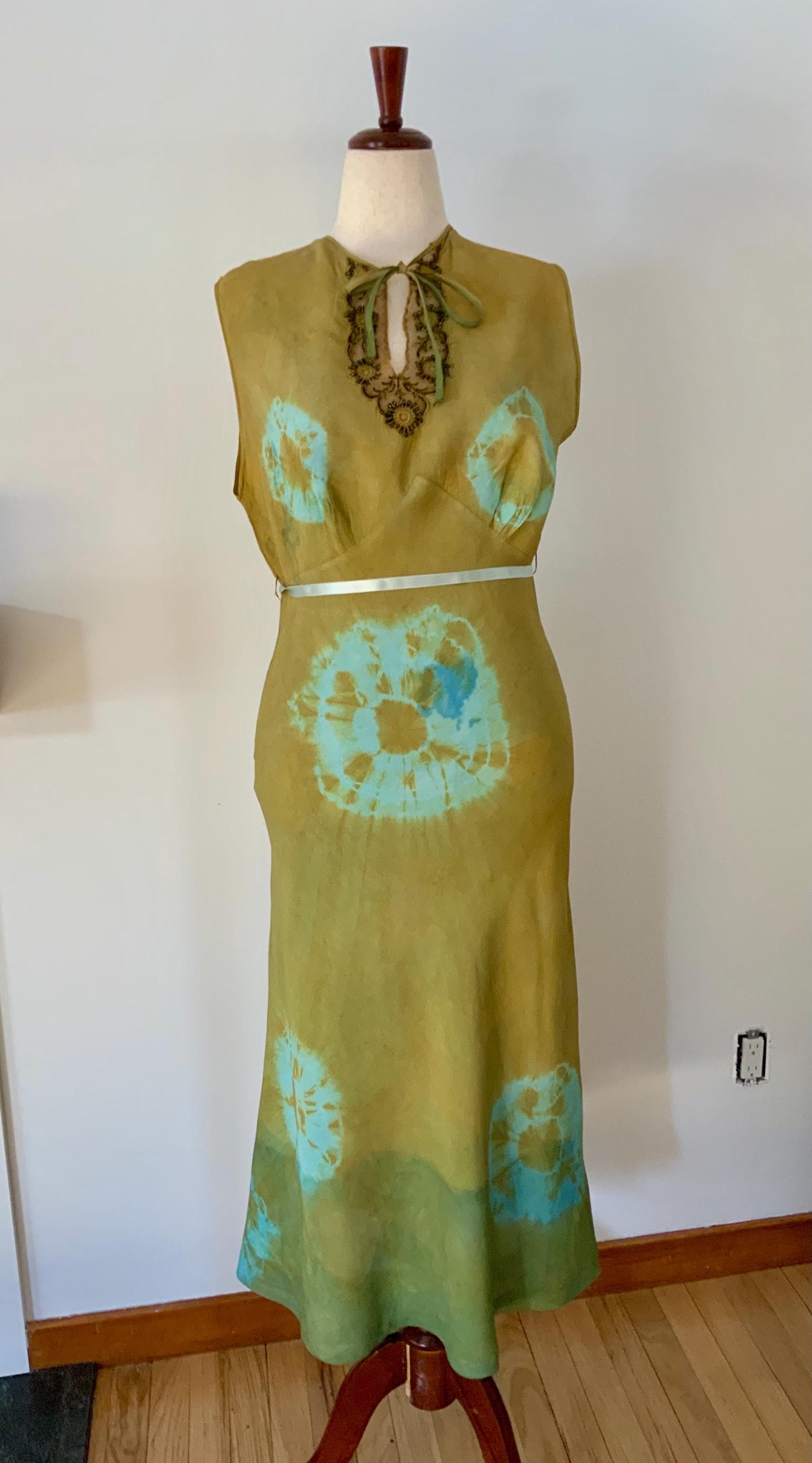 Patina Green Dress - Etsy