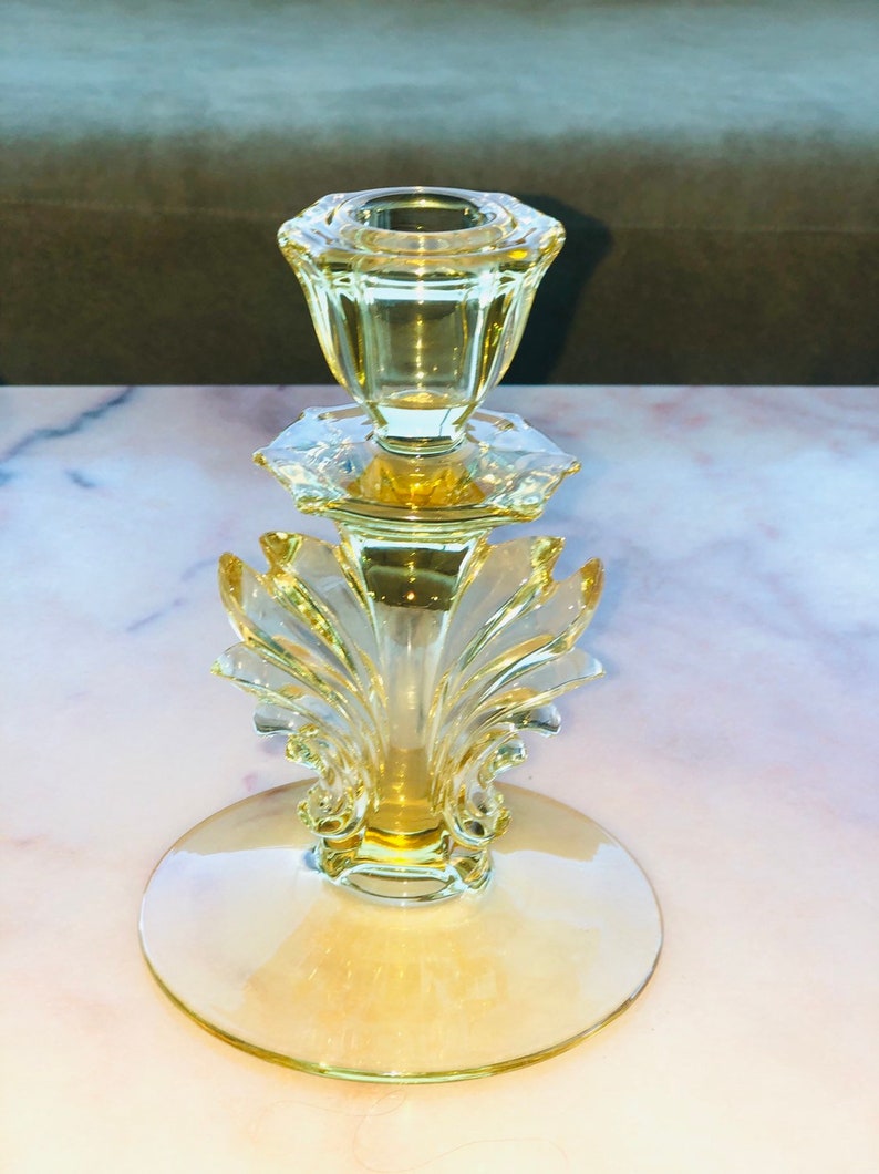 Depression Era Candle Holders Depression Depression Era Etsy