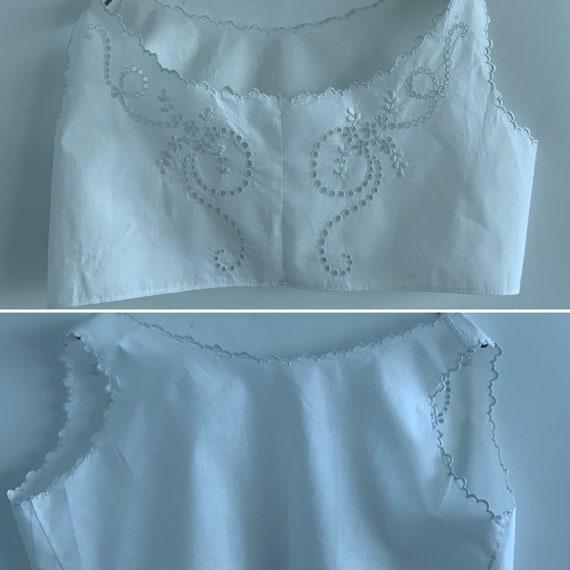 Cropped Edwardian Corset Cover - Cropped Edwardia… - image 10