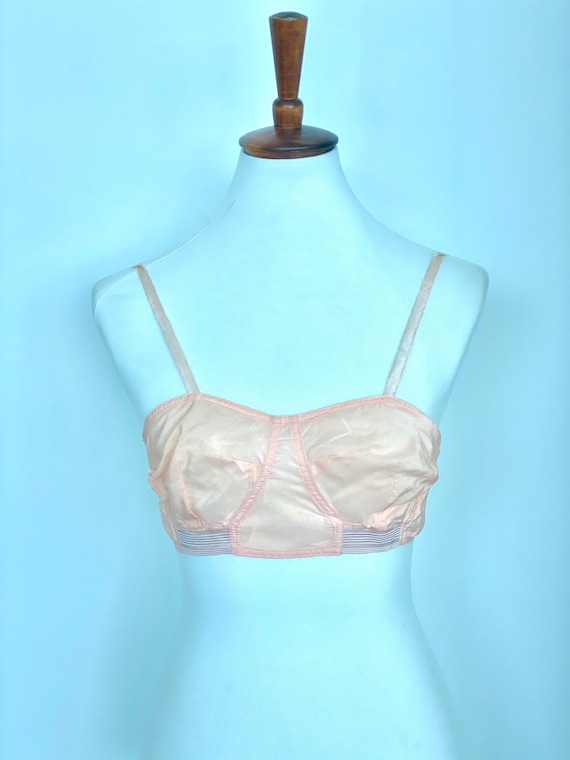 20s Pink Bralette - 20s Brassiere - 20s Bralette -