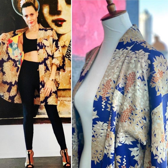 60s Kimono - Vintage Kimono - Short Kimono - 1960s