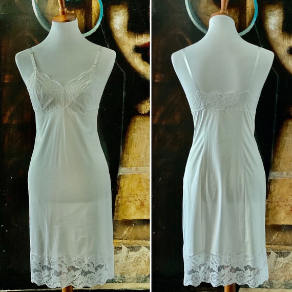 1950s Vanity Fair Slip Dress - 50s vanity Fair Sli