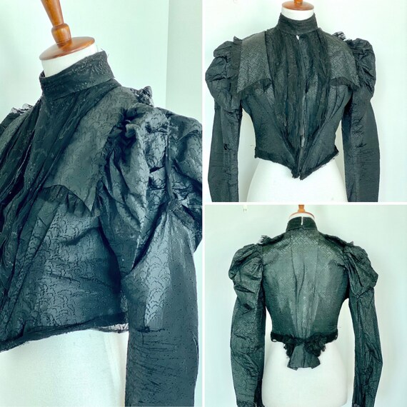 Victorian Mourning Bodice - Victorian bodice - Vic