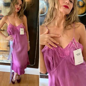 Hand Dyed Vintage Slip Dress - 1950s