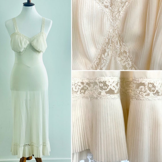 50s Vanity Fair Slip Dress - 1950s Vanity Fair Sli