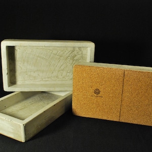 Small Rectangular Concrete Planter Tray