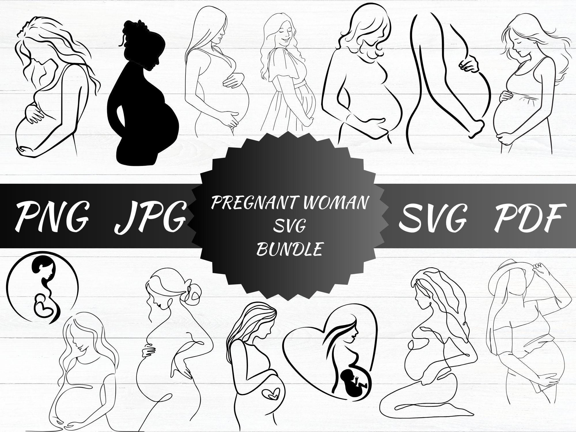 Images Pré-découpées "Pregnant Mothers To Be" Pour Bouchons De Bouteille - 1 Pouce - Neuf