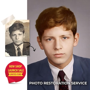 Photo Restoration & Colorizing  Fix Old Photos, Improve Image Quality  Repair Damage Vintage Photo Editing Digital Service 12 Hour Delivery