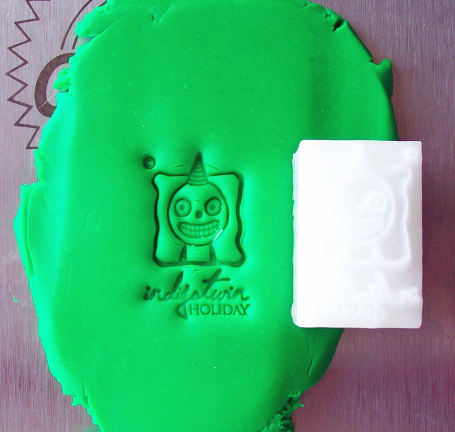 Polymer Clay Stamps Custom Made With Your Graphic or Design Etsy