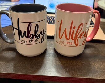 Koffiemok, koffie, bruiloft, custom, sublimatie, coördinaten, kopjes, bekers, liefde, relatie, voor hem en haar, man, vrouw