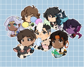 Voltron Chibi Stickers