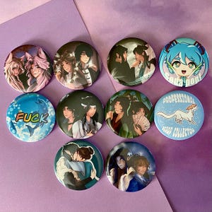 ダンメイ、ミク、ミームのボタン