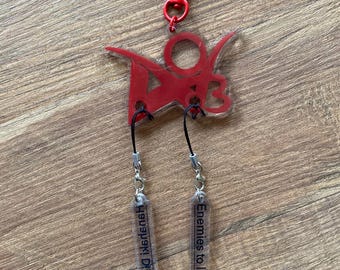 Ao3 Carabiner keychain and mystery tags