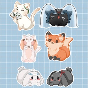 Fluffy Danmei stickers