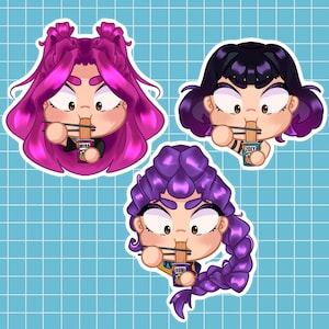 Kpop demon hunters stickers
