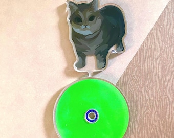 Meme Cat Rotating Standee