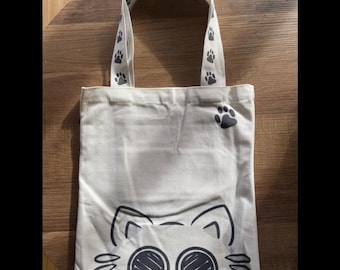 Cat tote bag