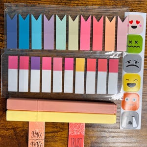 Book Annotation Kit: Sticky Tabs, Flags, Magnetic Bookmarks