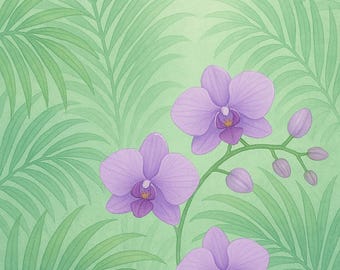 Orchidee Serenity in Palm Shade