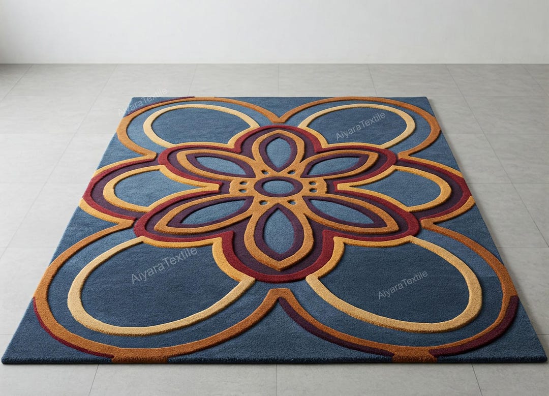 The Unique Area Wool Rug | Hand Made Rug | Rugs for Living Room ...