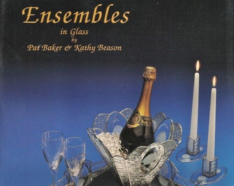 Vintage 1988 Ensembles in Glass OOP Full-Size Stained Glass Pattern Book