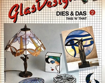 1992 OOP Glas Design 'This and That 2' Stained Glass Patterns Amazing 3D Abstracts Boxes