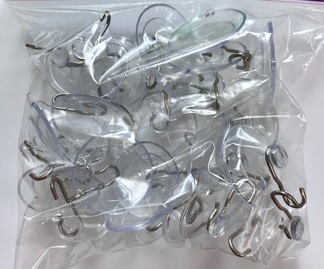 Suction Cups for Glass Suncatchers Bag of '25' Stained Glass, Fusing ...